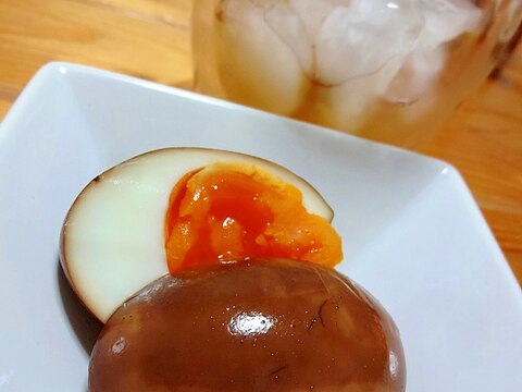真っ黒&スパイシー★とろーり。。。ソース味玉